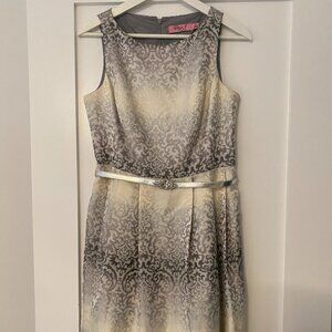 Eliza J New York Fit & Flare Brocade Cocktail Dress (size 4)